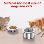 No Spill Pet Food and Water Bowl Set