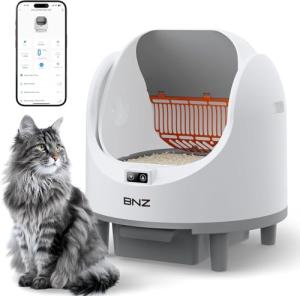 Automatic Self-Cleaning Litter Box for Multiple Cats