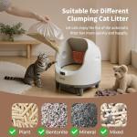 Automatic Self-Cleaning Litter Box for Multiple Cats