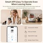 Automatic Self-Cleaning Litter Box for Multiple Cats