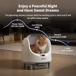 Automatic Self-Cleaning Litter Box for Multiple Cats