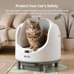 Automatic Self-Cleaning Litter Box for Multiple Cats