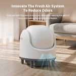 Automatic Self-Cleaning Litter Box for Multiple Cats