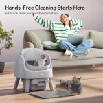 Mimfam Self-Cleaning Litter Box for Multiple Cats