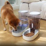 Meikuler 3.8L Automatic Pet Feeder & Water Dispenser