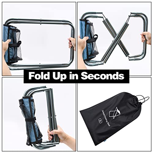 Portable Folding Camping Stool with Carry Bag