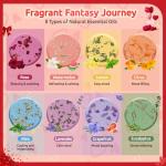 8 Shower Bombs with Natural Essential Oils