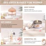Coconut Spa Gift Basket for Relaxation and Self-Care