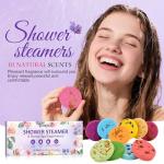 10 Pack Aromatherapy Shower Steamers for Relaxation