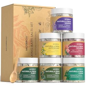 Relaxing Epsom Bath Salts Gift Set for Moms