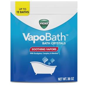 Vicks Bath Crystals with Soothing Vapors, 36oz