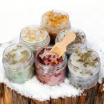 Floral Epsom Salt Gift Set for Her