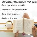 Relaxing Magnesium Milk Bath Soak for Soft Skin