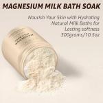 Relaxing Magnesium Milk Bath Soak for Soft Skin