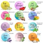 Inspirational Bath Bombs for Relaxation - 12 Pack