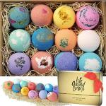 12 Handmade Bath Bombs Gift Set for Relaxation