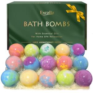 Excalla Spa Bath Pump Gift Set for Relaxation