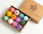 12 Handmade Bath Bombs Gift Set for Relaxation