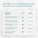Relaxing Crystal Bath Bombs Gift Set (6 Pack)