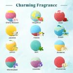 ZenBombs Natural Bath Bombs Gift Set of 12