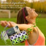 Hemp Bath Bombs - Set of 8 Relaxing Scents