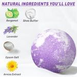 Relaxing Lavender Arnica Bath Bomb Gift Set