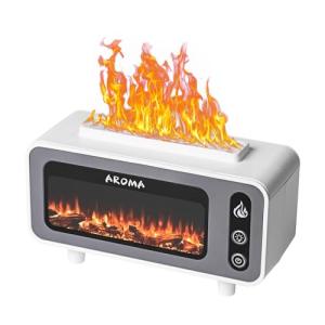 Realistic Flame Essential Oil Diffuser for Relaxation