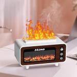 Realistic Flame Essential Oil Diffuser for Relaxation