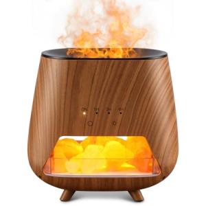 Aromatherapy Diffuser with Himalayan Salt and LED Night Light