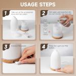 URPOWER Essential Oil Diffuser with Color Lights