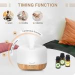 Quiet 300ml Essential Oil Diffuser with Remote