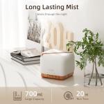 ASAKUKI 700ml Essential Oil Diffuser and Humidifier