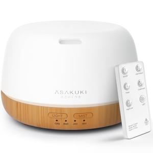 ASAKUKI 300ml Essential Oil Diffuser with Lights