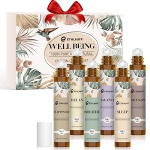 6-Pack Essential Oils Roll-On Set for Relaxation