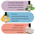 Wecona Aromatherapy Essential Oil Roll-On Set