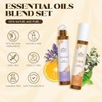 Essential Oils Roll-On Set for Relaxation & Focus