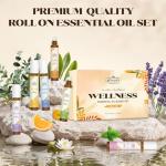 Essential Oils Roll-On Set for Relaxation & Focus