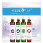 Aromatherapy Essential Oil Roll-On Set - 4 Pack