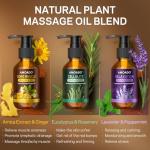 Sore Muscle Relief Massage Oil Set - 10.5oz