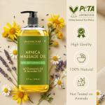 Majestic Pure Arnica Massage Oil with Lavender & Chamomile