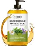 Pure Arnica Muscle Massage Oil with Essential Oils
