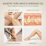 Majestic Pure Arnica Massage Oil with Lavender & Chamomile