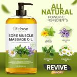 Pure Arnica Muscle Massage Oil with Essential Oils