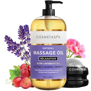 Lavender Massage Oil with Roller for Relaxation
