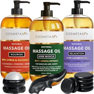 Lavender & Citrus Massage Oil Gift Set