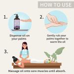 Lavender Peppermint Massage Oil for Relaxation 10.2 fl. oz