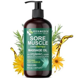 Sore Muscle Massage Oil with Arnica & Eucalyptus