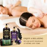 Relaxing Lavender Massage Oil Set with Roller Ball