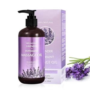 Lavender Massage Oil for Relaxation and Moisturizing