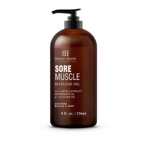 Sore Muscle Relaxing Massage Oil with Essential Oils
